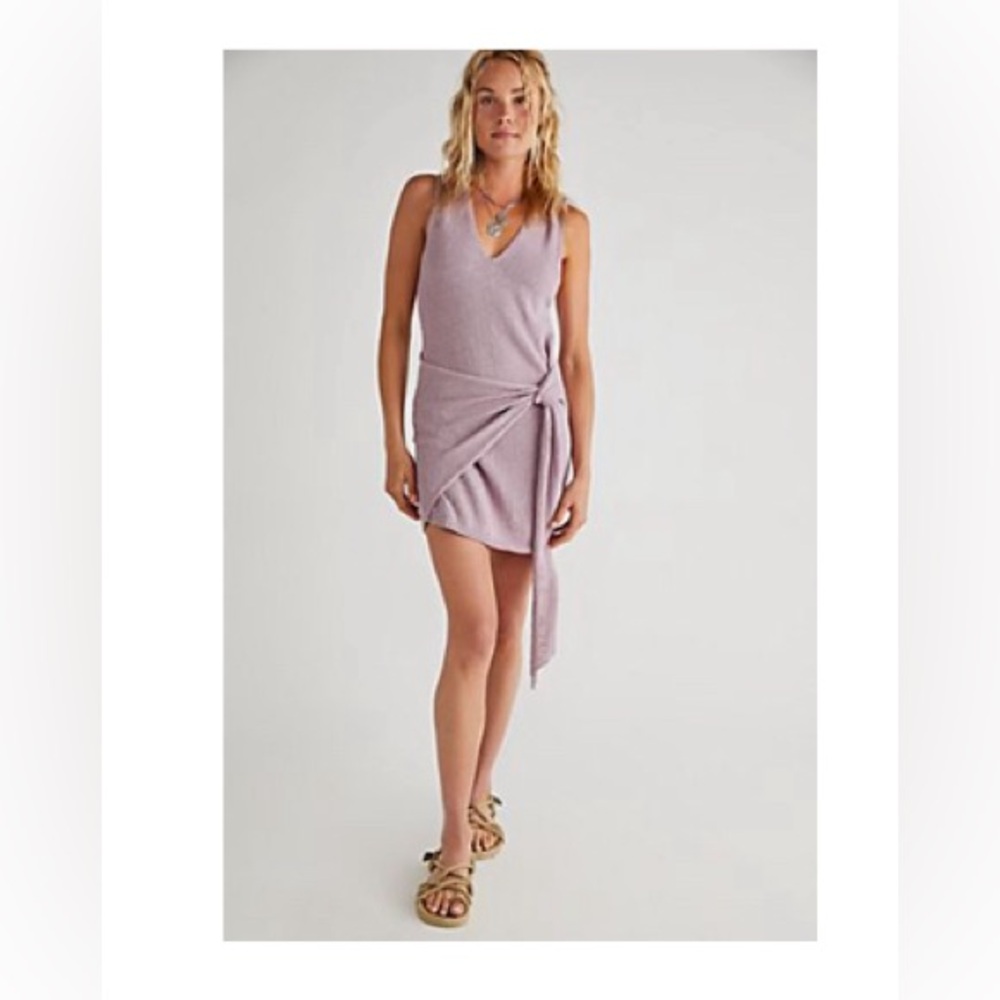Free People Beach lilac dress-Poppy Sweater Mini